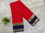 Mysore Crepe Silk-KSV2012-Red