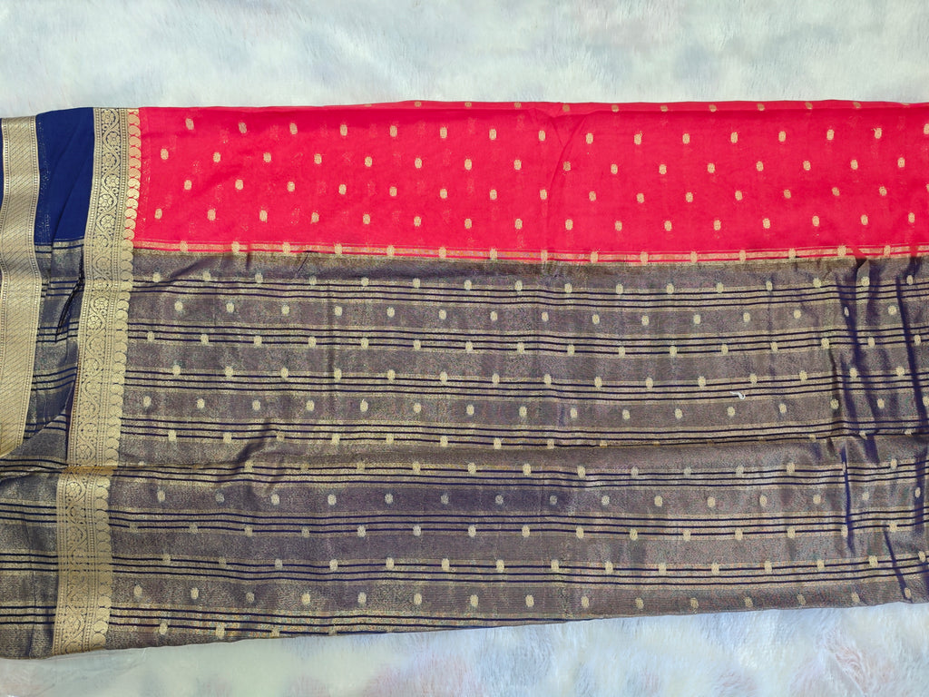 Mysore Crepe Silk-KSV2012-Red