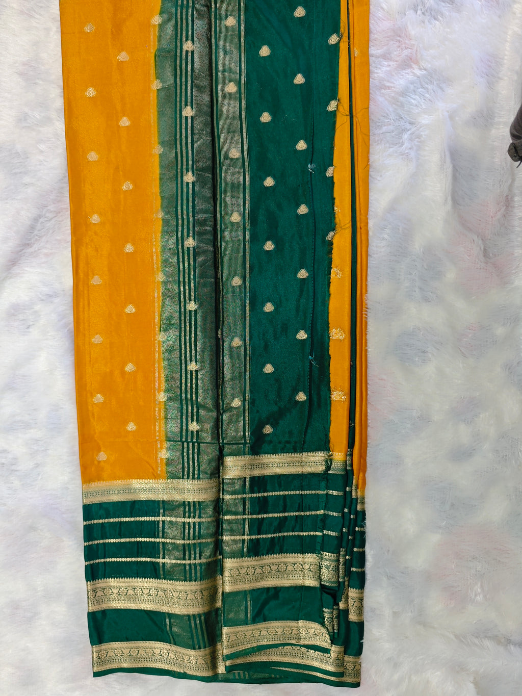 Mysore Crepe Silk-KSV2016-Mustard