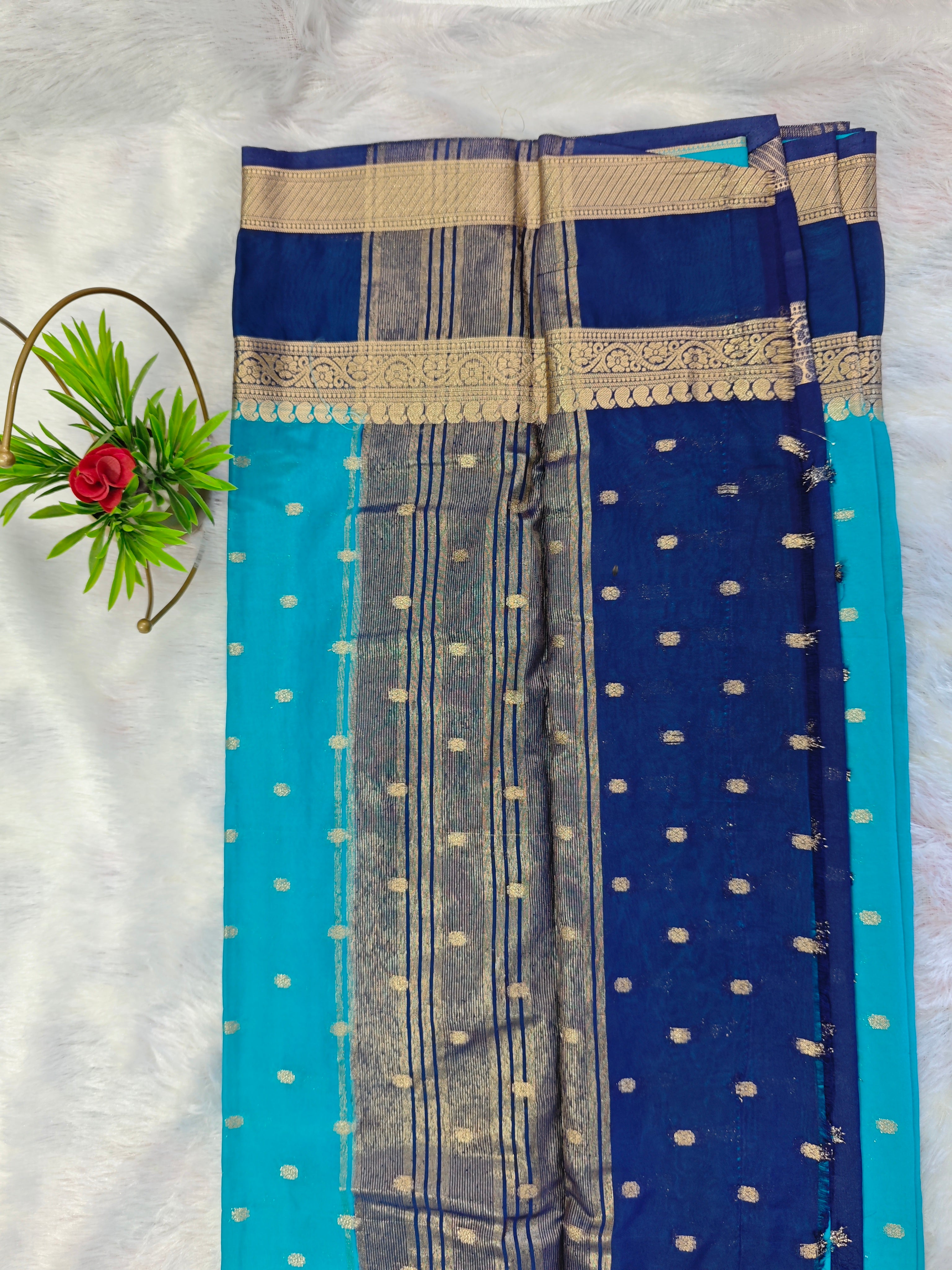 Mysore Crepe Silk-KSV2019-Deep Teal