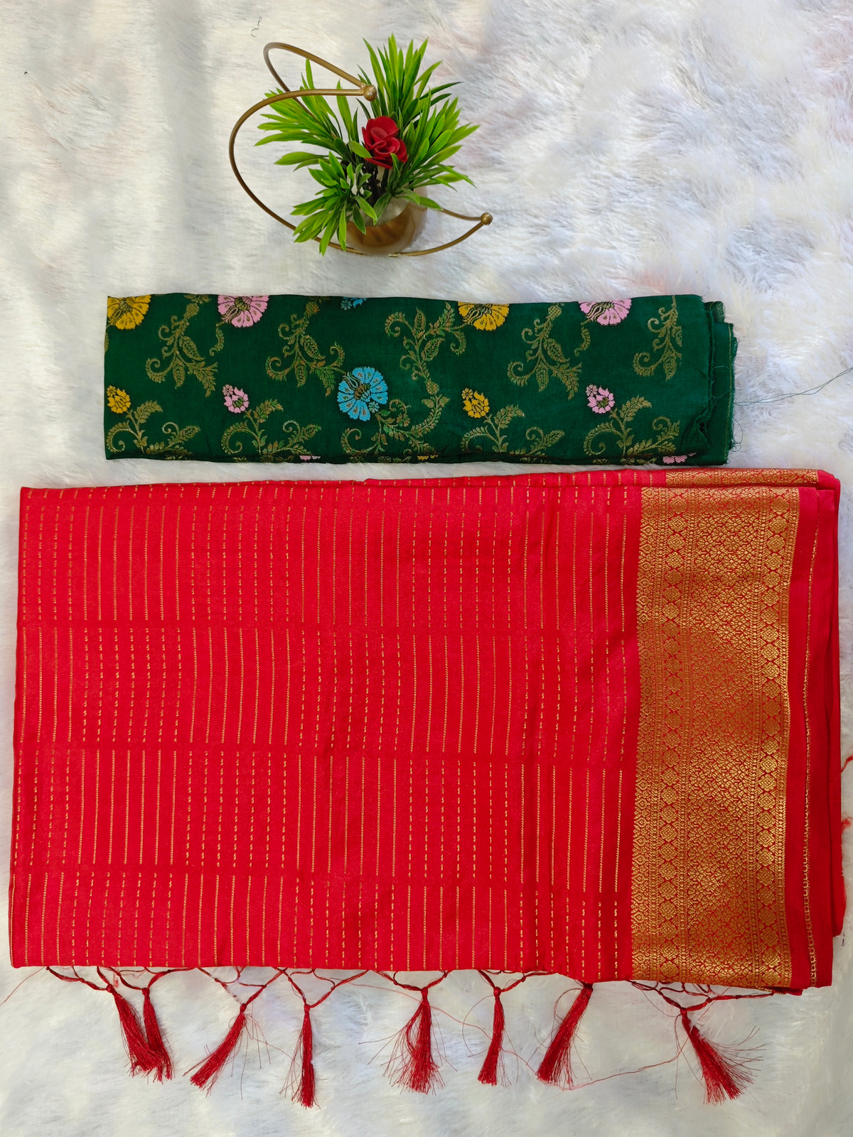 Mysore Crepe Silk-KSV2022-Red