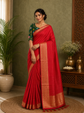 Mysore Crepe Silk-KSV2022-Red