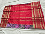 Mysore Crepe Silk-KSV2025-Purple and Red