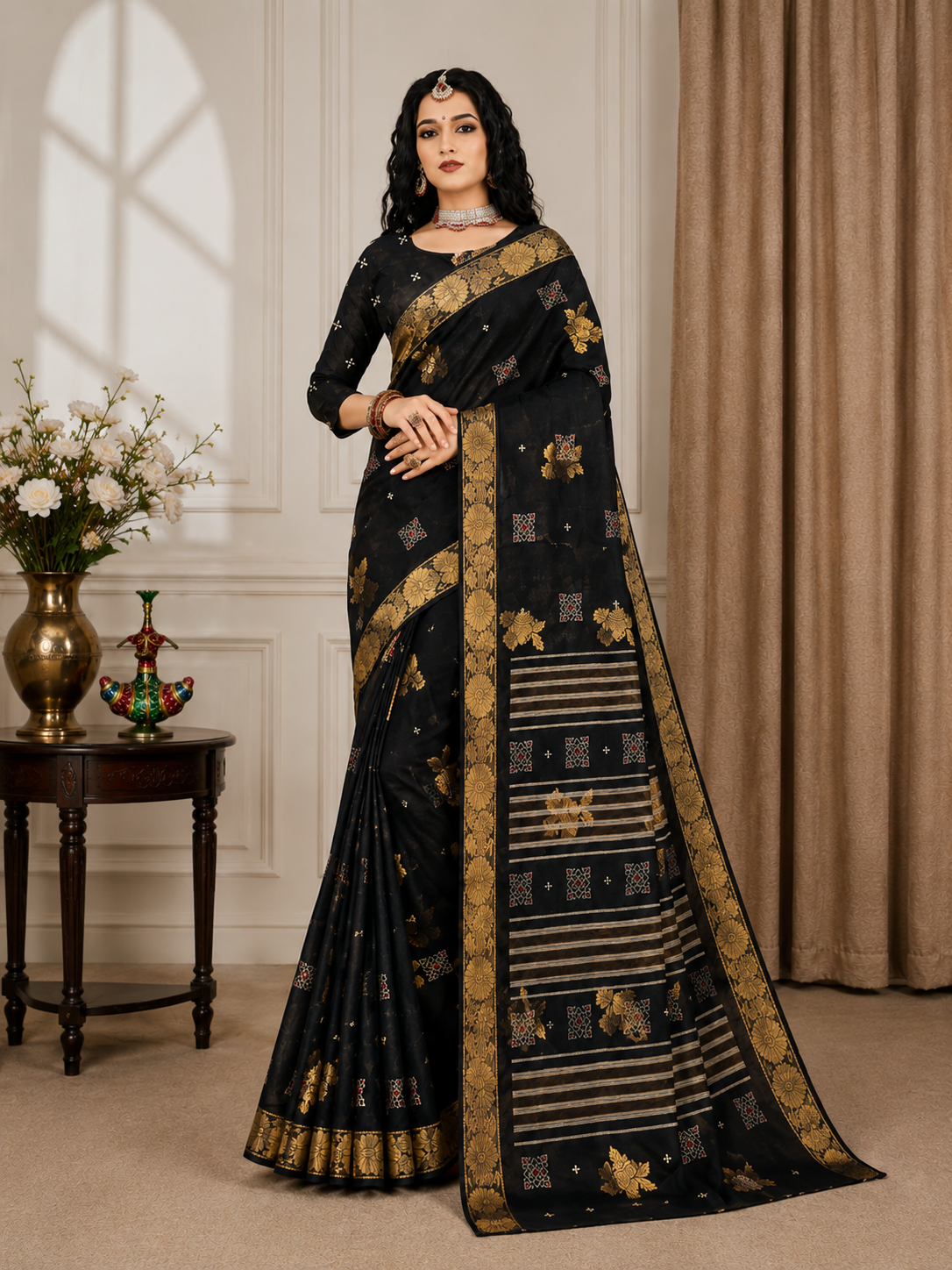 Georgette-KSV3003-Black