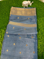Georgette-KSV3008-Indigo Blue