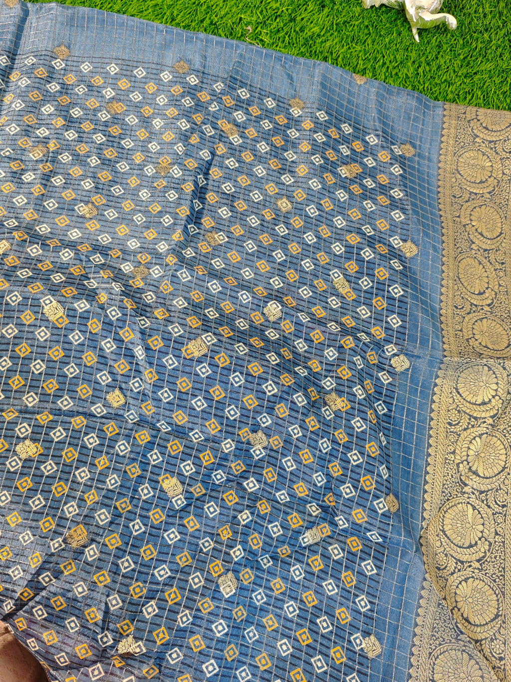 Georgette-KSV3008-Indigo Blue