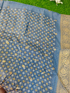 Georgette-KSV3008-Indigo Blue