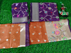 Silk kota-KSV4004-Rust and Purple