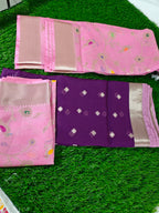 Silk kota-KSV4005-Pink and Violet