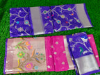 Silk kota-KSV4006-Pink and Blue