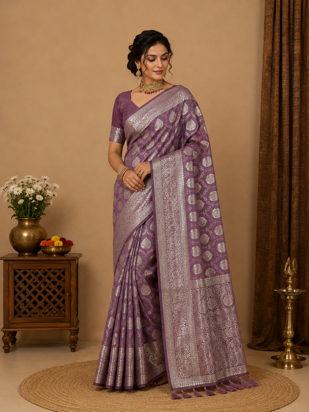 Ginny Silk-KSV5001-Lilac