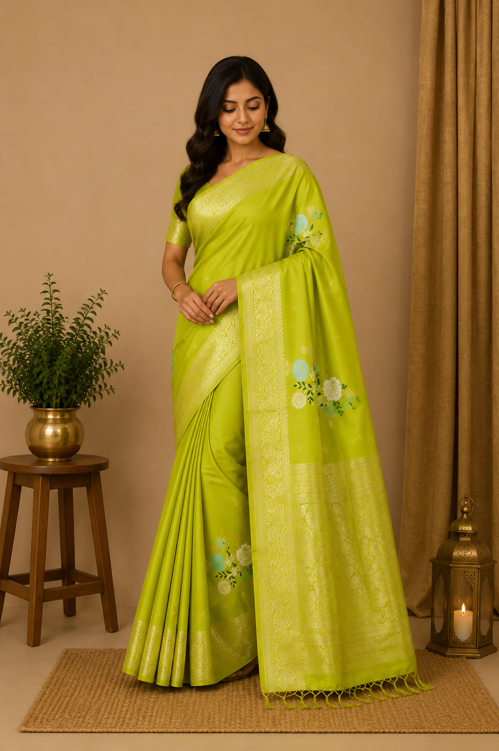 Soft Silk-KSV5005-Parrot Green