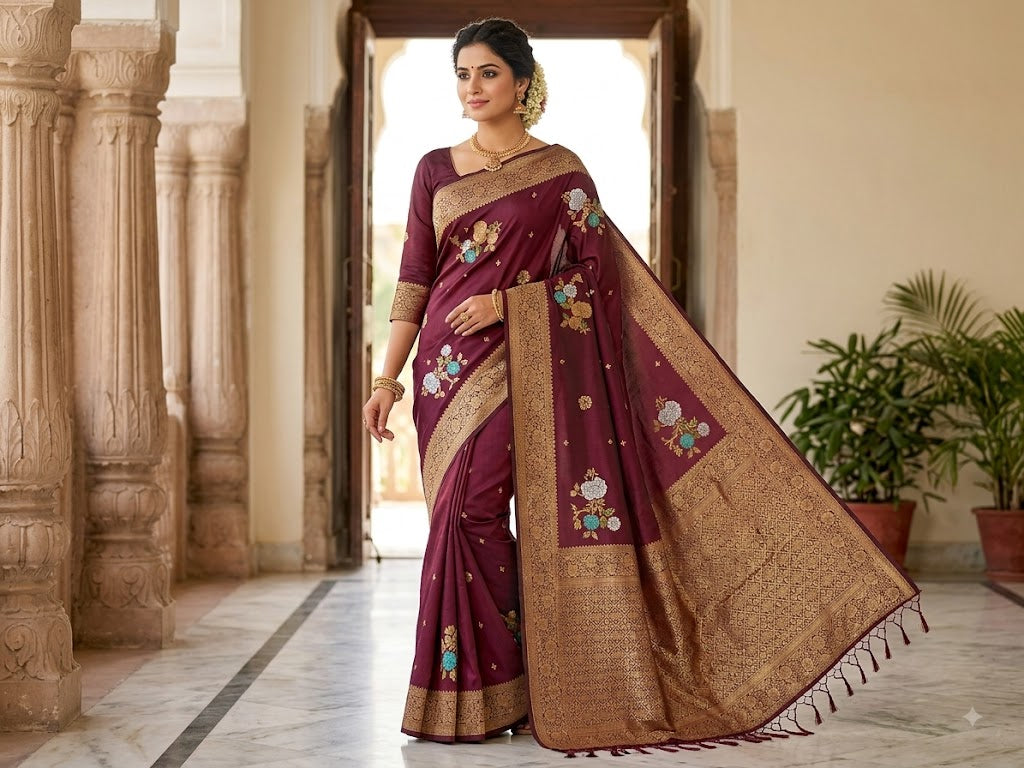 Soft Silk-KSV5007-Brown
