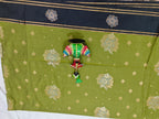 Soft Silk-KSV5014-Olive Green and Black