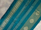 Moonga Cream Silk-KSV5016-Teal and Purple