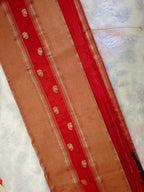 Moonga Cream Silk-KSV5018-Red and Black