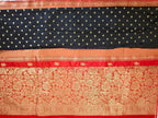 Moonga Cream Silk-KSV5018-Red and Black