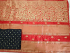 Moonga Cream Silk-KSV5018-Red and Black