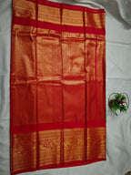 Semi Gadwal-KSV5020-Mint Green and Red