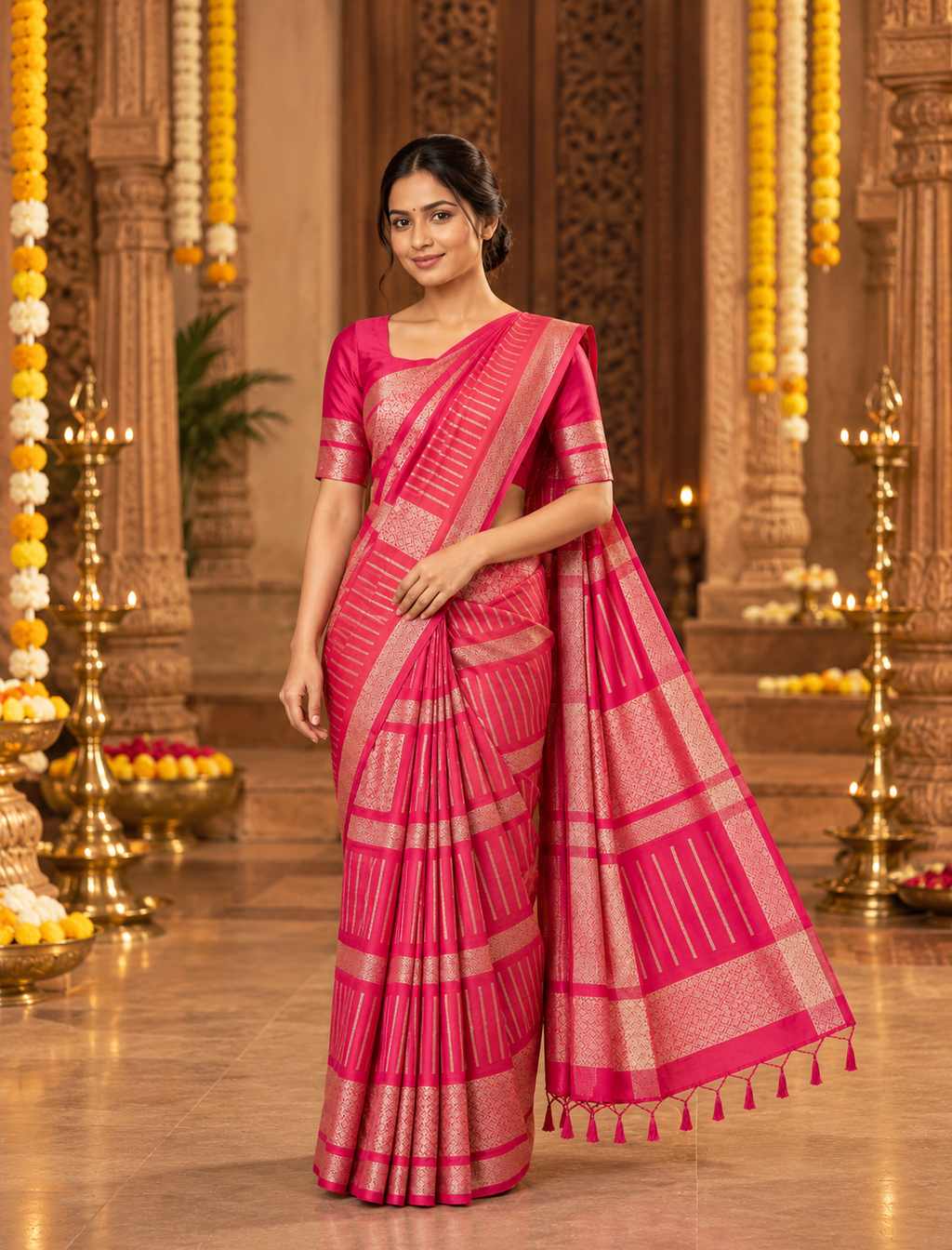 Mashru Crep Silk-KSV5035-Pink