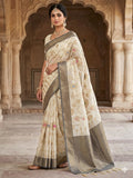 Zari kota silk-KSV5039-Cream