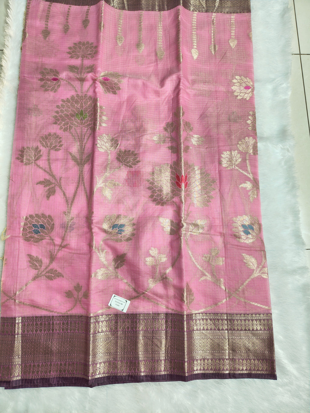Zari kota silk-KSV5040-Pastel Pink