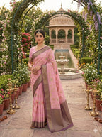 Zari kota silk-KSV5040-Pastel Pink
