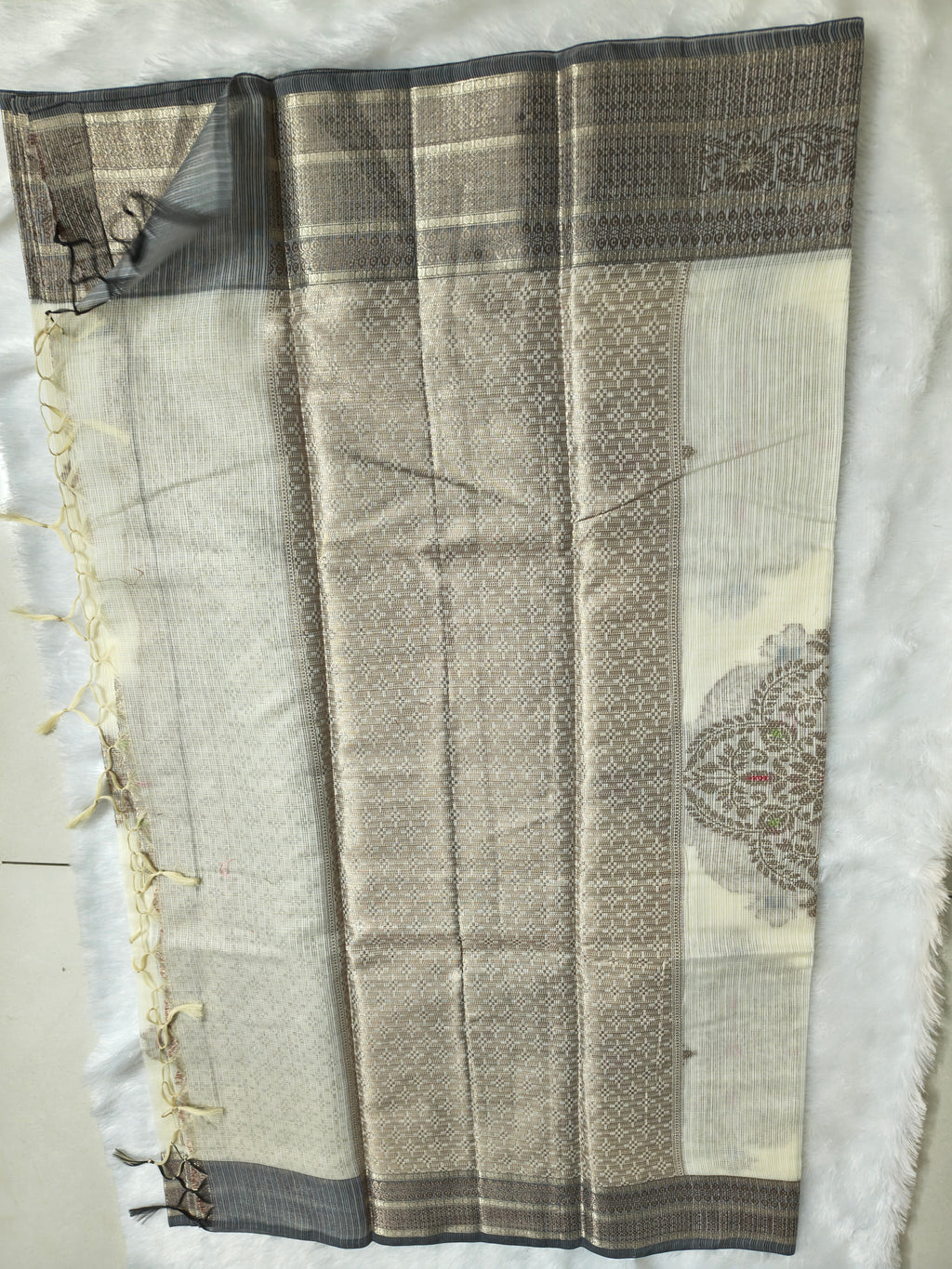 Zari kota silk-KSV5041-Cream