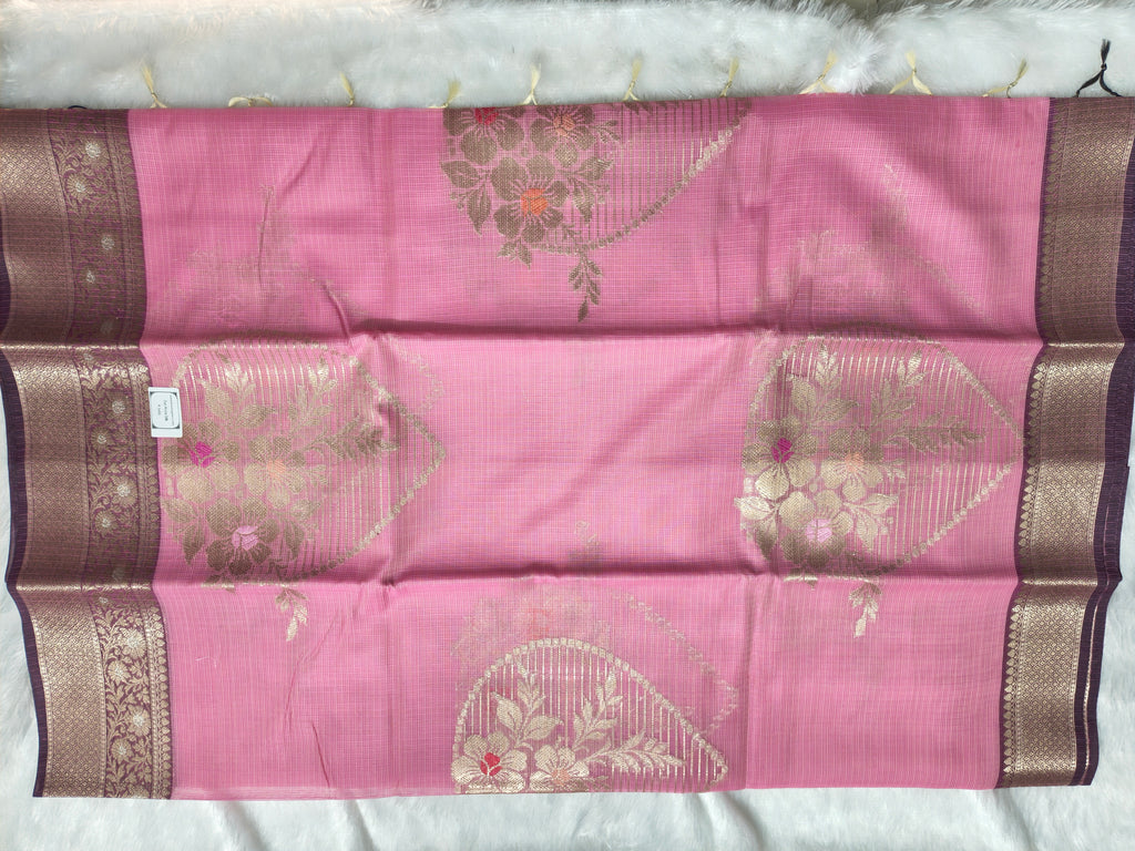 Zari kota silk-KSV5044-Pastel Pink