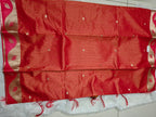 Dupion Crep Silk-KSV5049-Red