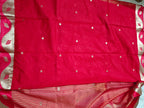 Dupion Crep Silk-KSV5049-Red