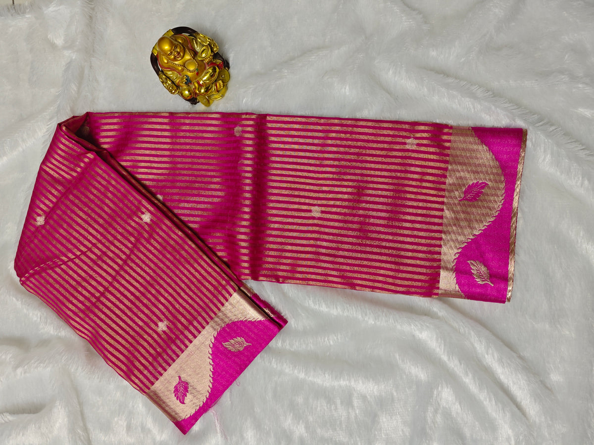 Dupion Crep Silk-KSV5050-pink