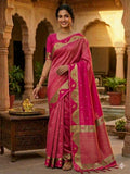 Dupion Crep Silk-KSV5050-pink