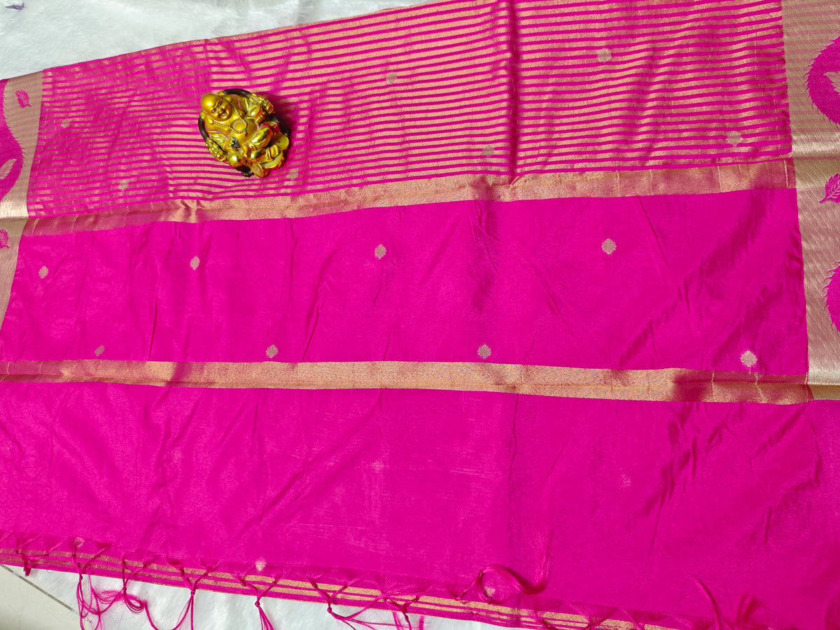 Dupion Crep Silk-KSV5050-pink