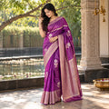 Green Mango Silk-KSV5054-Purple
