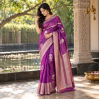 Green Mango Silk-KSV5054-Purple