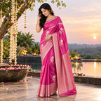 Green Mango Silk-KSV5055-Pink