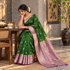 Raw Mango Silk-KSV5059-Green