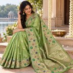 Chiniya Silk-KSV5062-Green