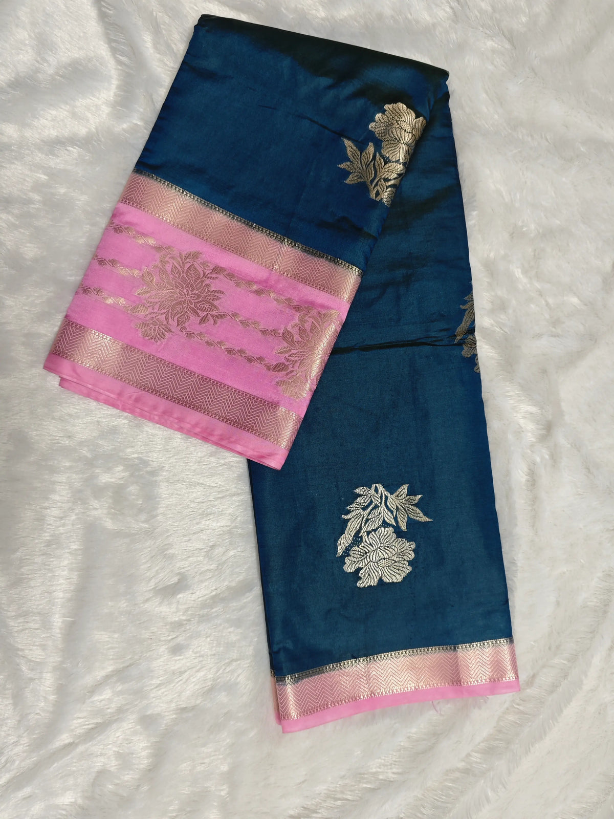 Raw Mango Silk-KSV5072-Blue