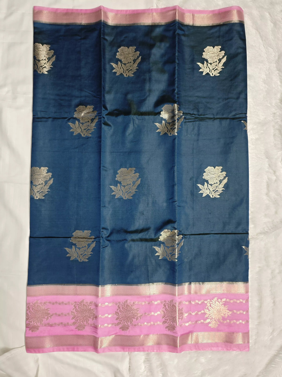 Raw Mango Silk-KSV5072-Blue