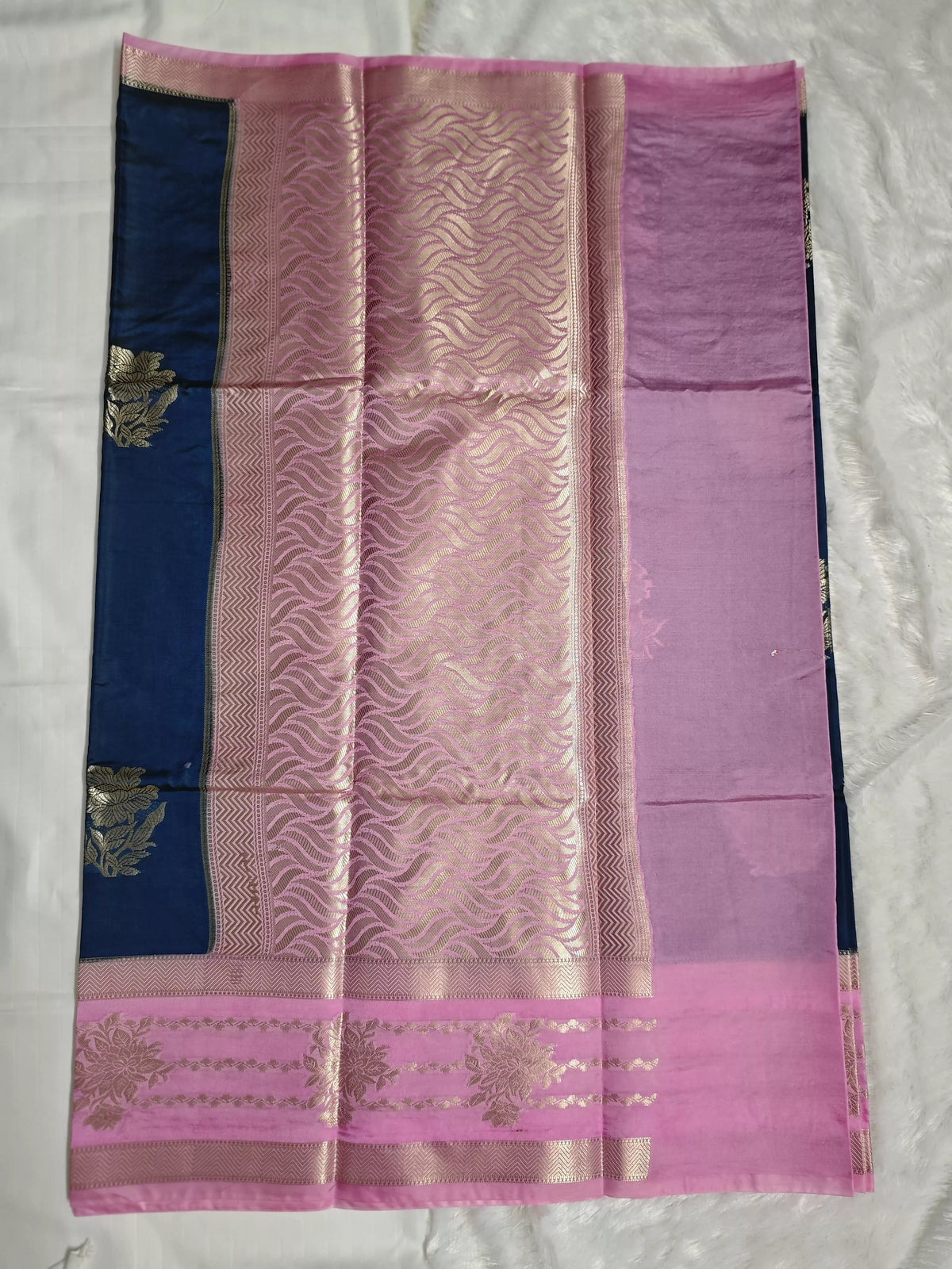 Raw Mango Silk-KSV5072-Blue