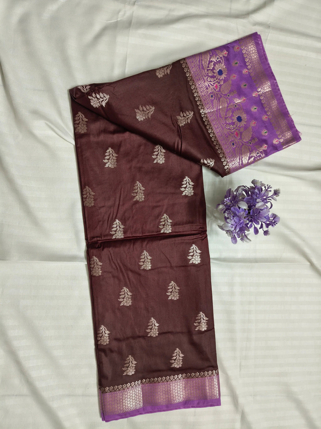 Raw Mango Silk-KSV5077-Brown