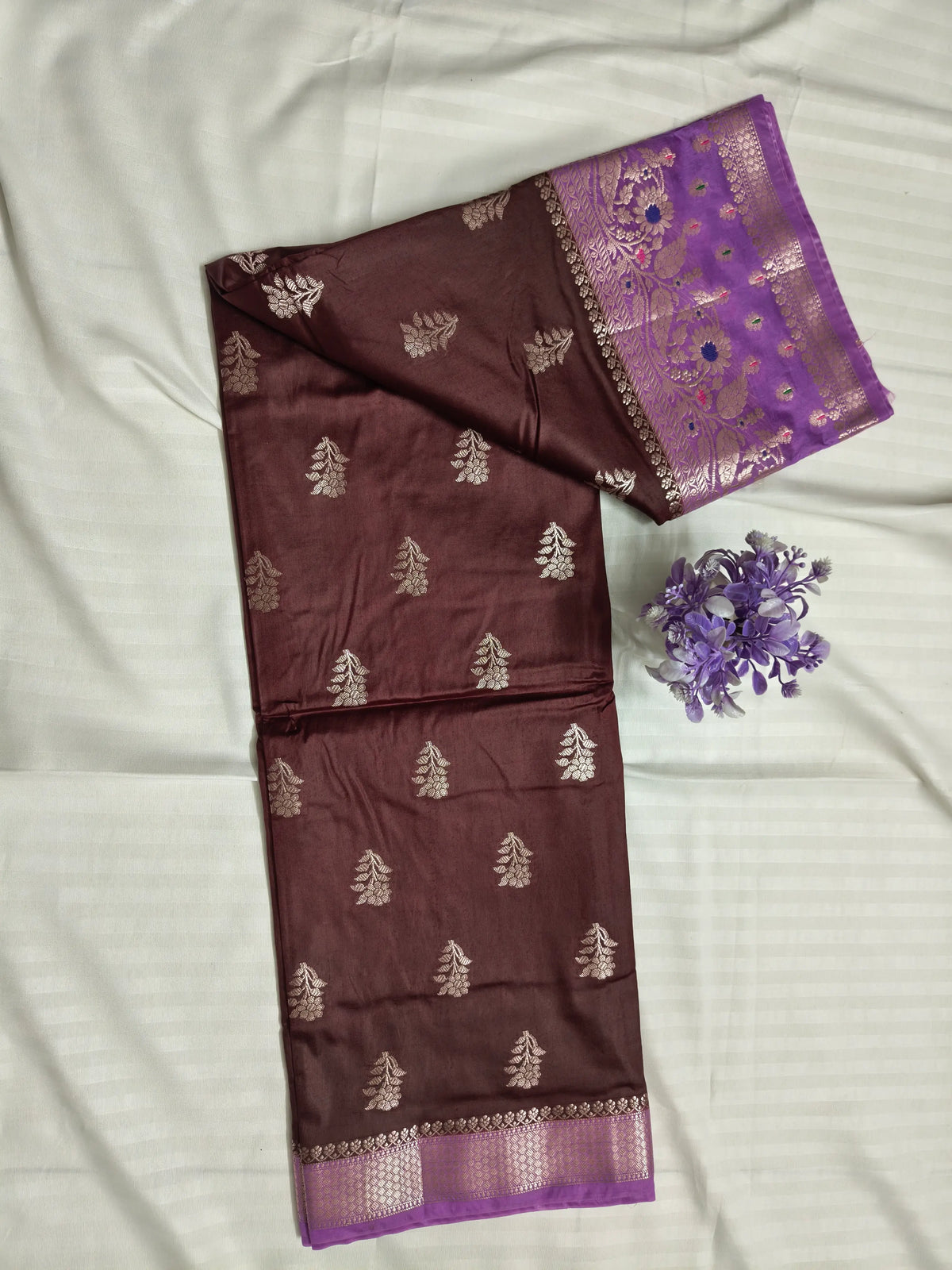 Raw Mango Silk-KSV5077-Brown