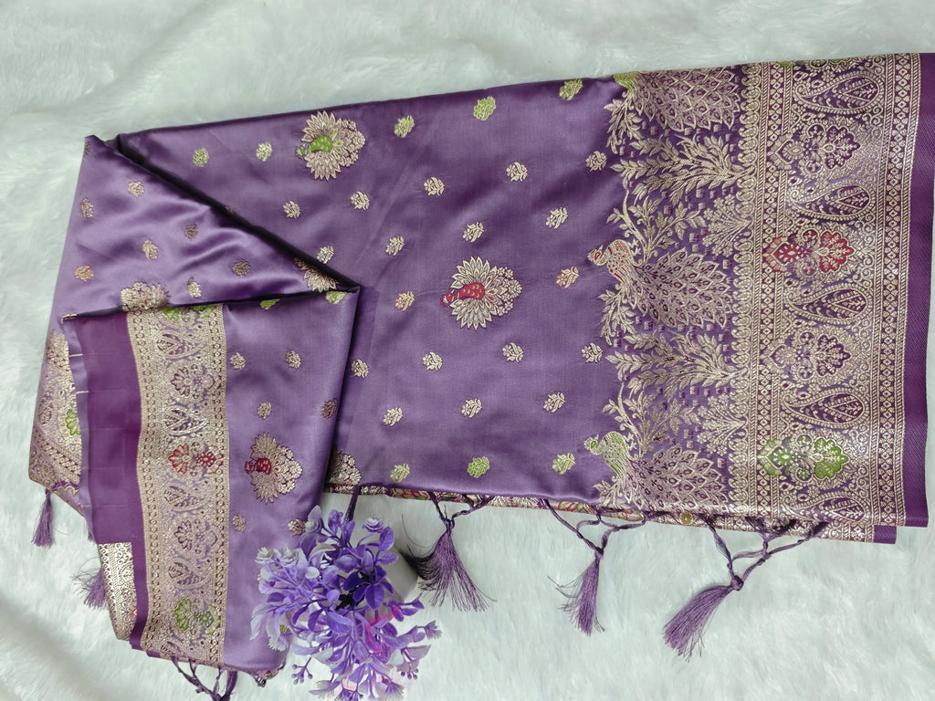 Satin Silk-KSV-5085-Purple