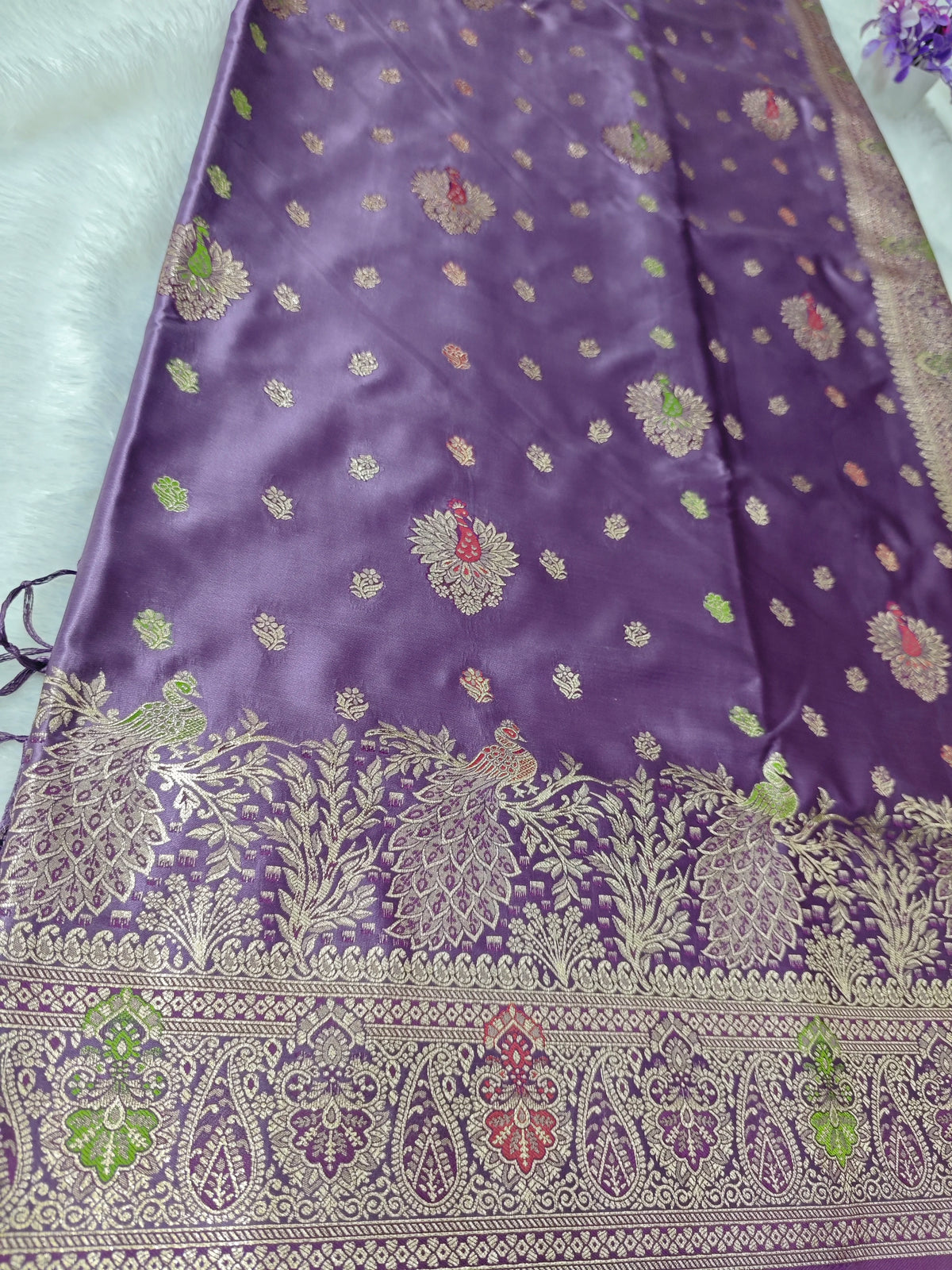 Satin Silk-KSV-5085-Purple