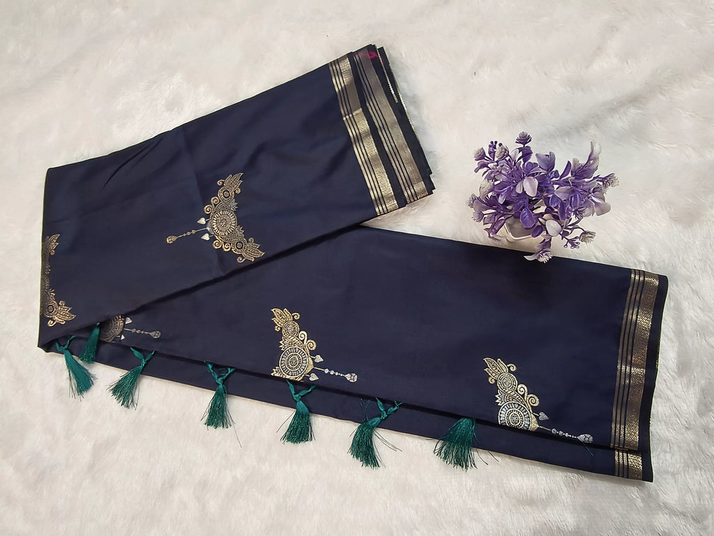 Bansi Silk-KSV-5086-Navy Blue