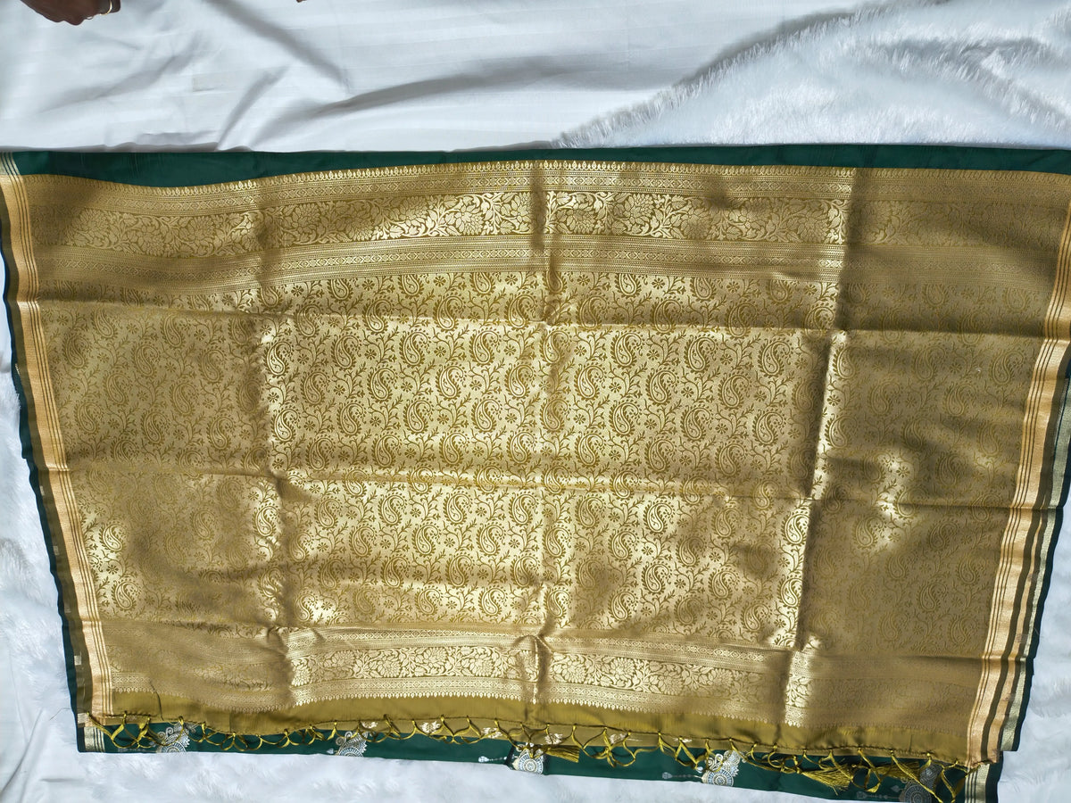 Bansi Silk-KSV-5089-Dark Green