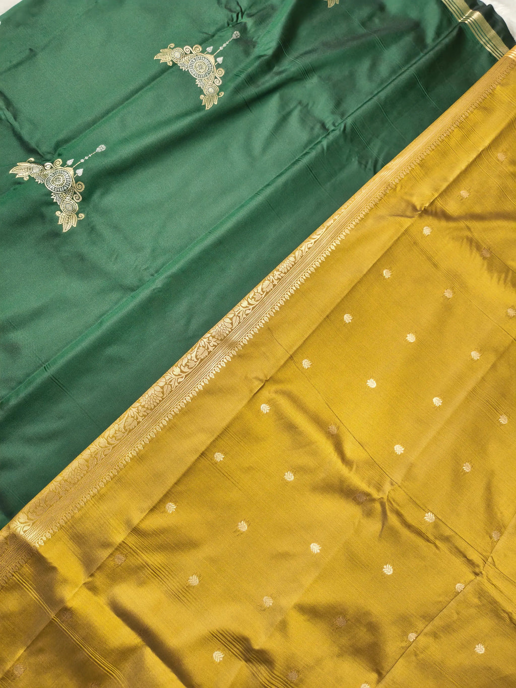 Bansi Silk-KSV-5089-Dark Green
