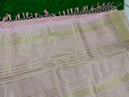 Tussar-KSV6001-Baby pink and green